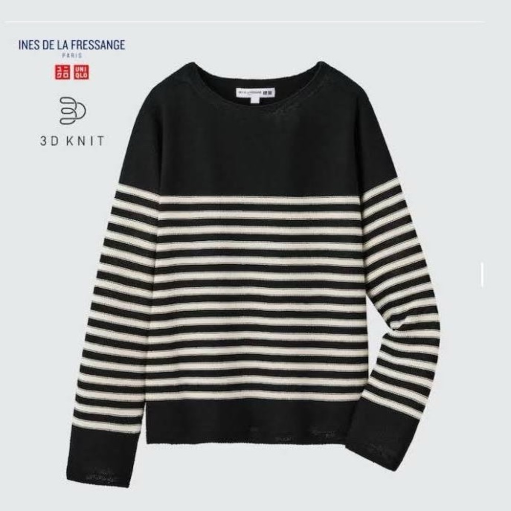 NWOT Uniqlo x Ines De La Fressange IDLF Linen Sweater XXS